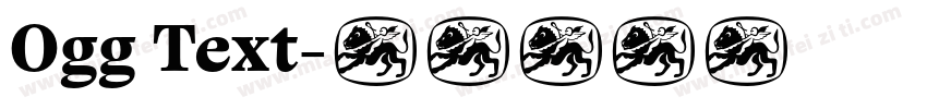Ogg Text字体转换